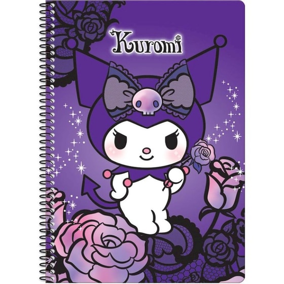 Τετράδιο Σπιράλ Graffiti 2Θ Kuromi 17x25cm (1 Τεμάχιο) image 0